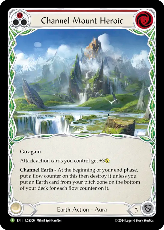 Channel Mount Heroic Cold Foil Promo