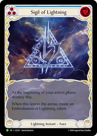 Sigil of Lightning Rainbow Foil Promo