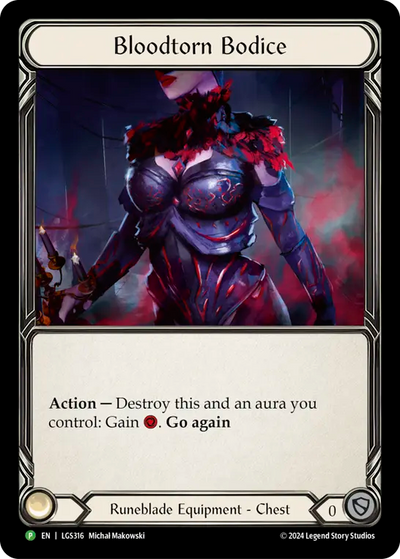 Bloodtorn Bodice Rainbow Foil Promo