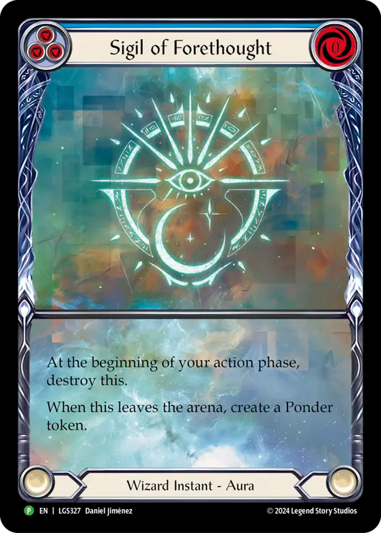 Sigil of Forethought Rainbow Foil Promo