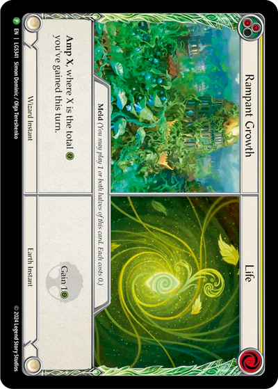 Rampant Growth // Life Cold Foil Promo