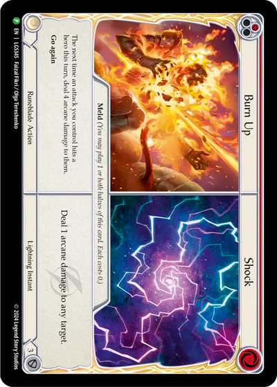 Burn Up // Shock Cold Foil Promo