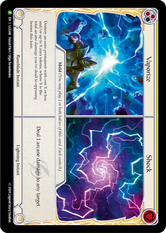 Vaporize // Shock Cold Foil Promo