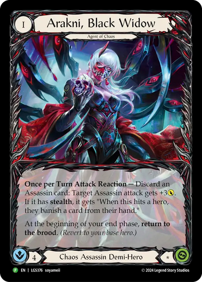 Arakni, Black Widow Rainbow Foil Promo