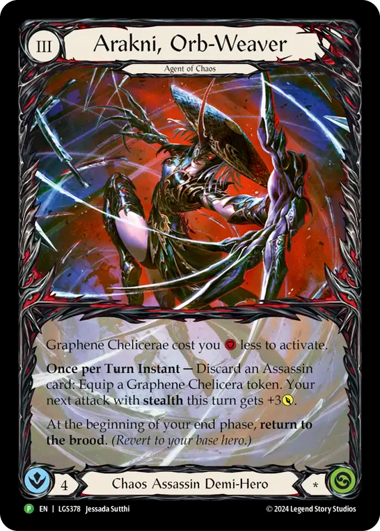 Arakni, Orb-Weaver Rainbow Foil Promo