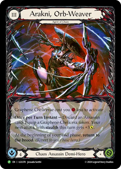 Arakni, Orb-Weaver Rainbow Foil Promo