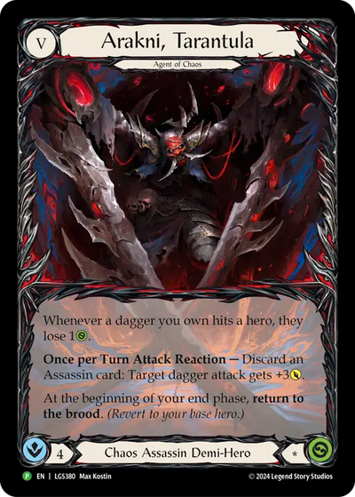 Arakni, Tarantula Rainbow Foil Promo