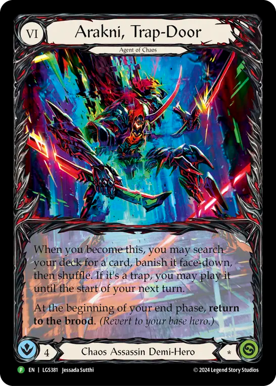 Arakni, Trap-Door Rainbow Foil Promo