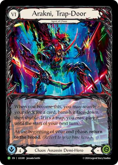 Arakni, Trap-Door Rainbow Foil Promo