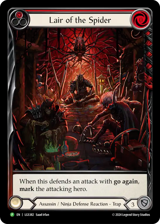 Lair of the Spider Rainbow Foil Promo