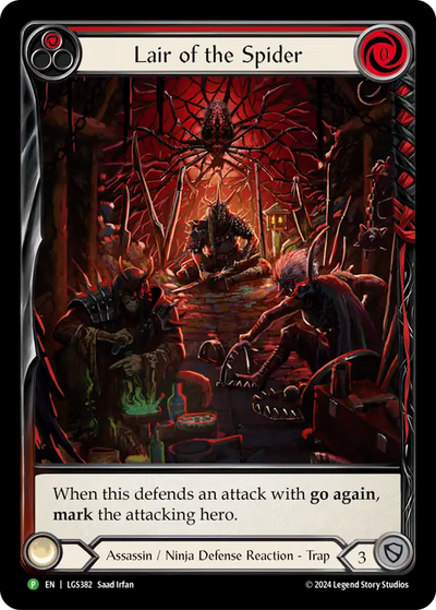Lair of the Spider Rainbow Foil Promo