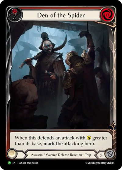 Den of the Spider Rainbow Foil Promo