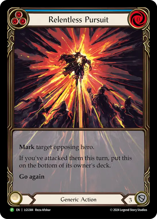 Relentless Pursuit Rainbow Foil Promo