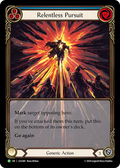Relentless Pursuit Rainbow Foil Promo