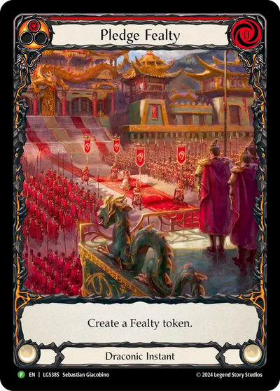 Pledge Fealty Promo Rainbow Foil