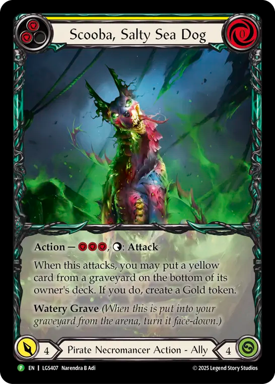 Scooba Rainbow Foil Promo
