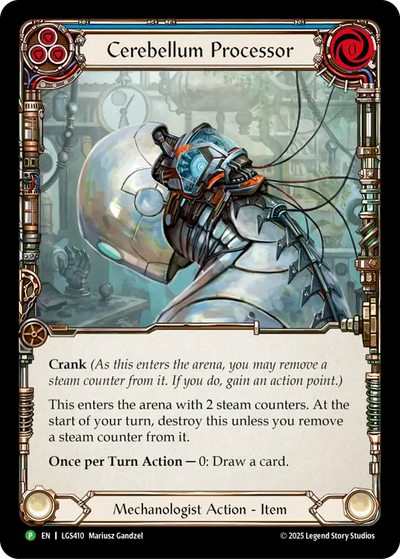 Cerebellum Processor Cold Foil Promo