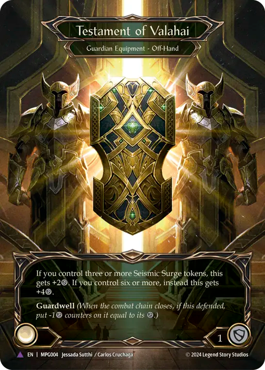 Testament of Valahai Marvel Cold Foil