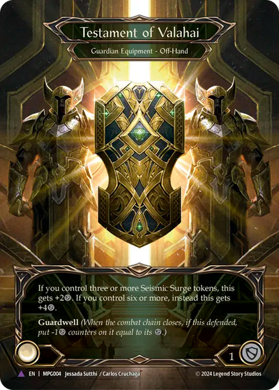 Testament of Valahai Marvel Cold Foil