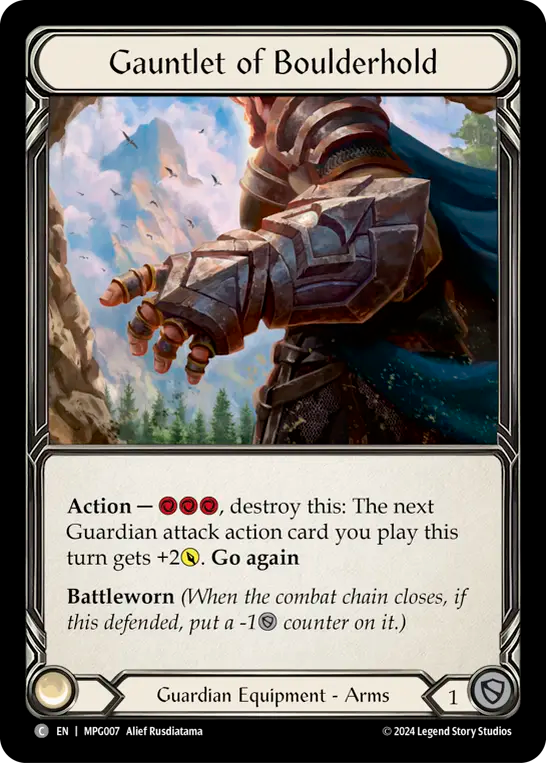 Gauntlet of Boulderhold Cold Foil