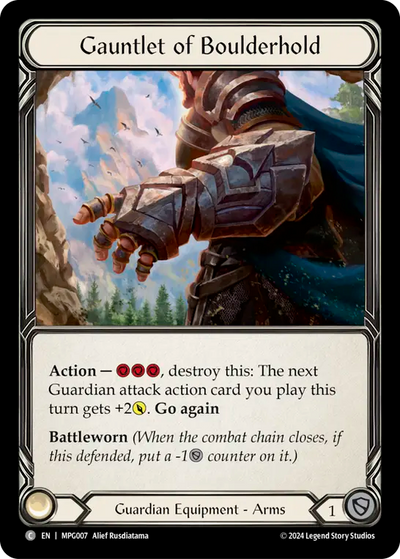 Gauntlet of Boulderhold Cold Foil