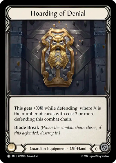 Hoarding of Denial Cold Foil