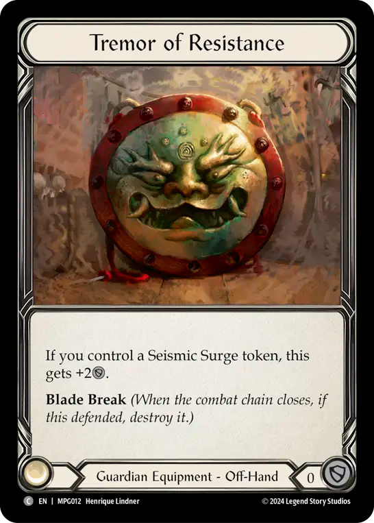 Tremor of Resistance Cold Foil