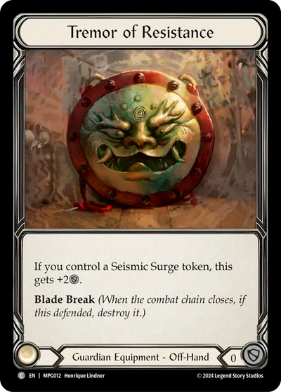 Tremor of Resistance Cold Foil