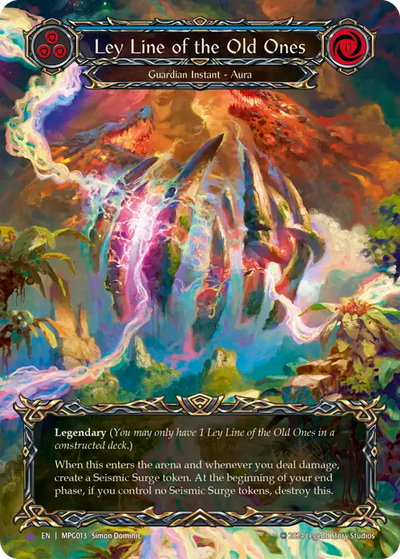 Ley Line of the Old Ones Marvel Cold Foil
