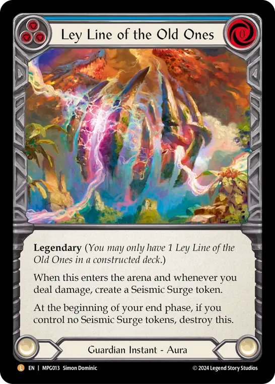 Ley Line of the Old Ones Rainbow Foil