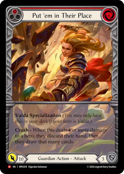 Put 'em in Their Place Extended Art Rainbow Foil