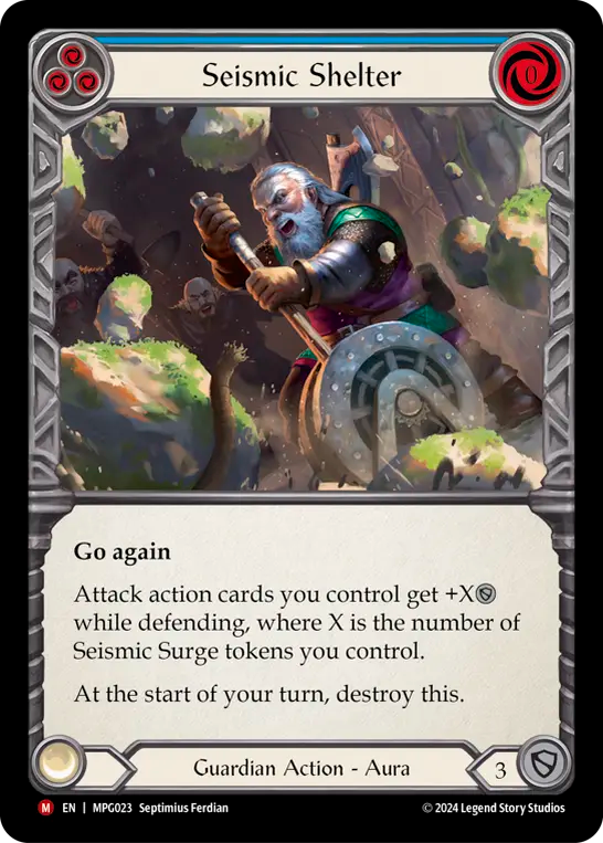 Seismic Shelter Rainbow Foil