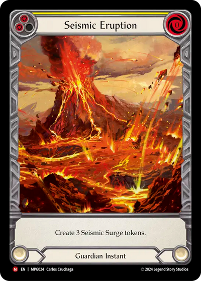 Seismic Eruption Extended ArtRainbow Foil