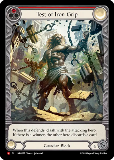 Test of Iron Grip Extended Art Rainbow Foil
