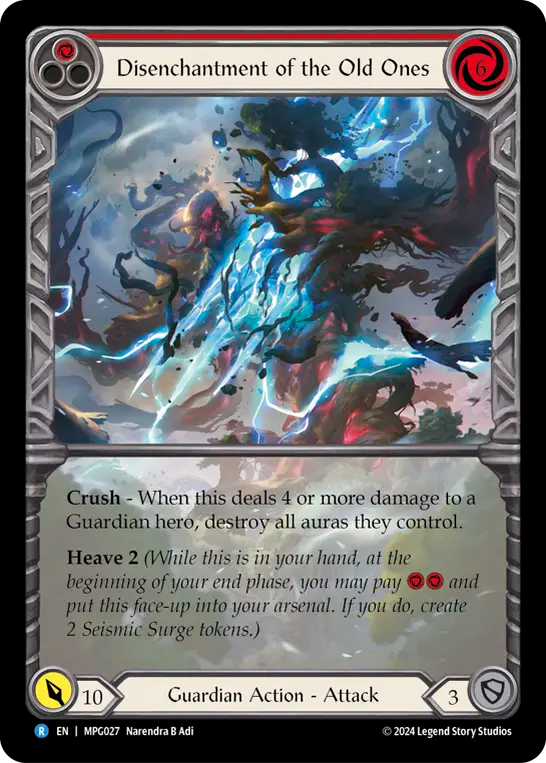 Disenchantment of the Old Ones Extended Art Rainbow Foil