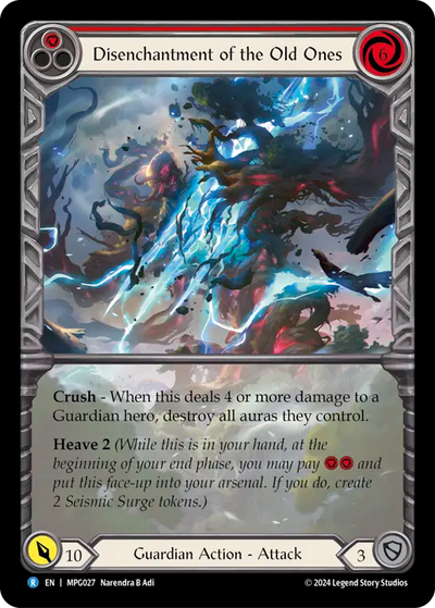 Disenchantment of the Old Ones Extended Art Rainbow Foil
