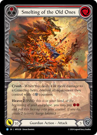 Smelting of the Old Ones Extended Art Rainbow Foil