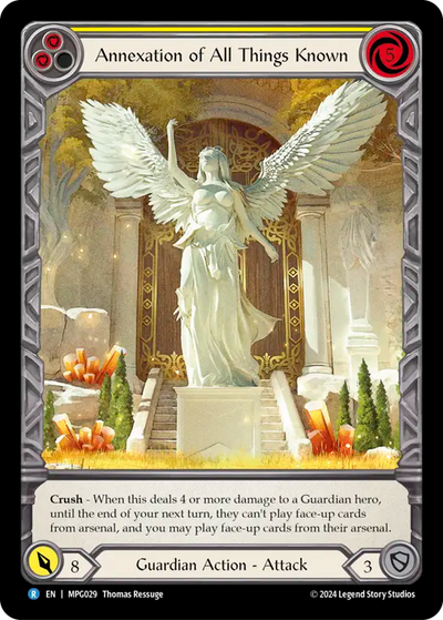 Annexation of All Things Known Micro Text Rainbow Foil