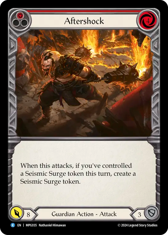 3x Aftershock (Red)
