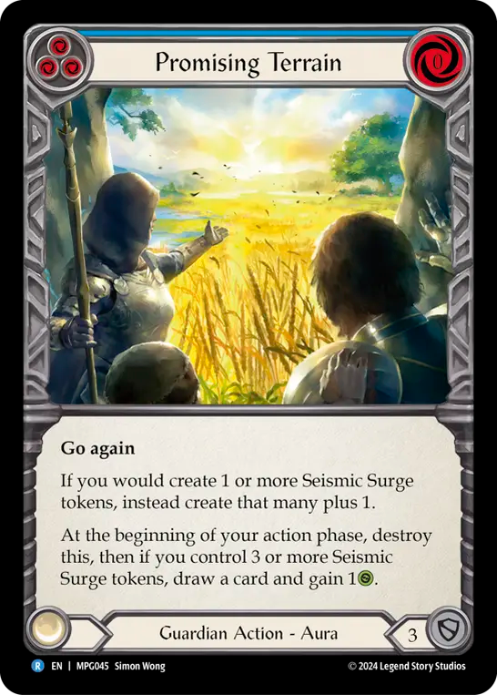 Promising Terrain Rainbow foil