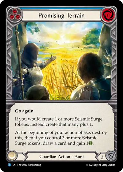 Promising Terrain Rainbow foil
