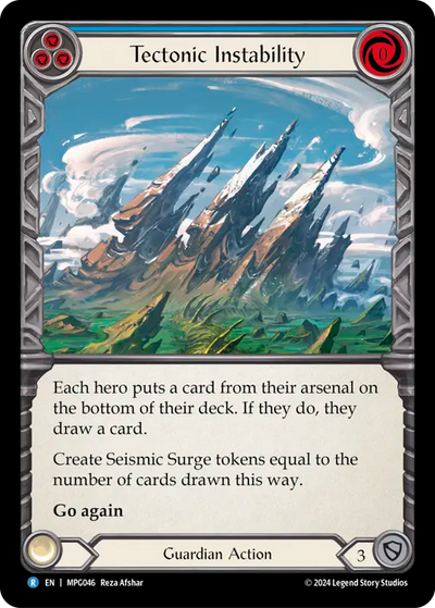 Tectonic Instability Rainbow foil