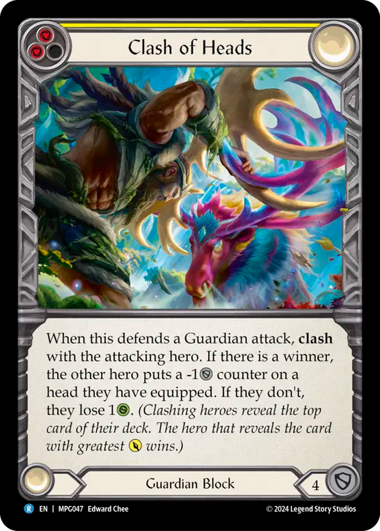 Clash of Heads Rainbow Foil
