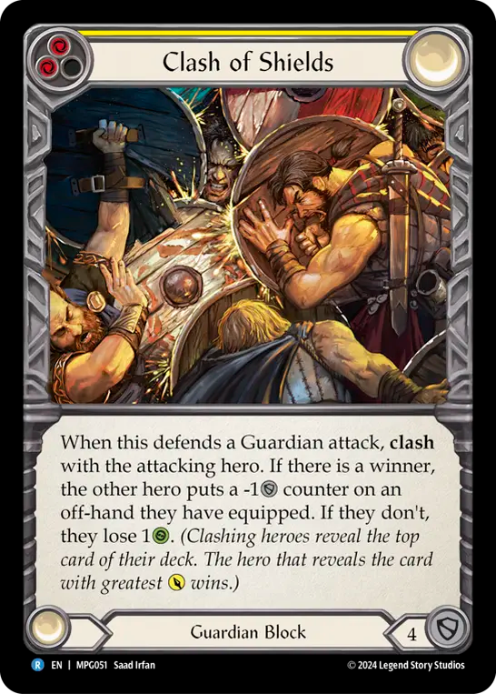 3x Clash of Shields