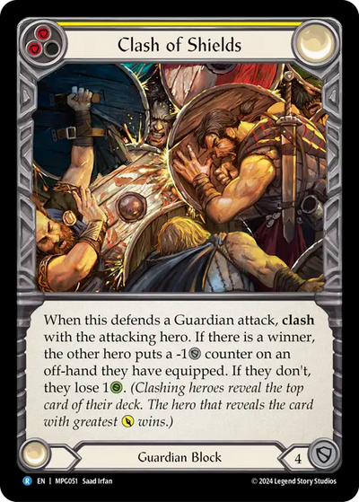 3x Clash of Shields