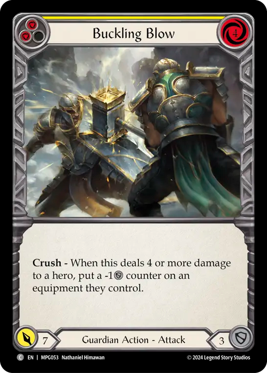 3x Buckling Blow (Yellow)