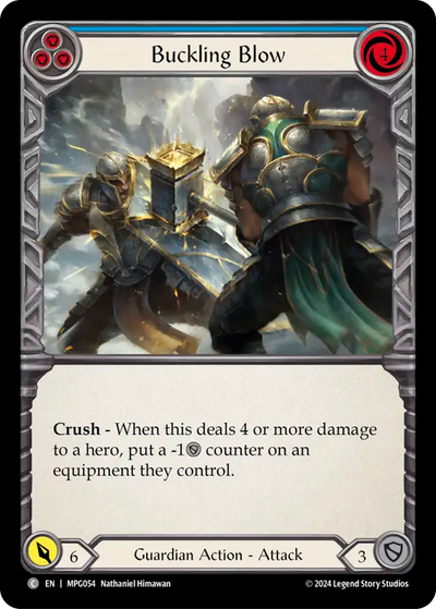 3x Buckling Blow (Blue)