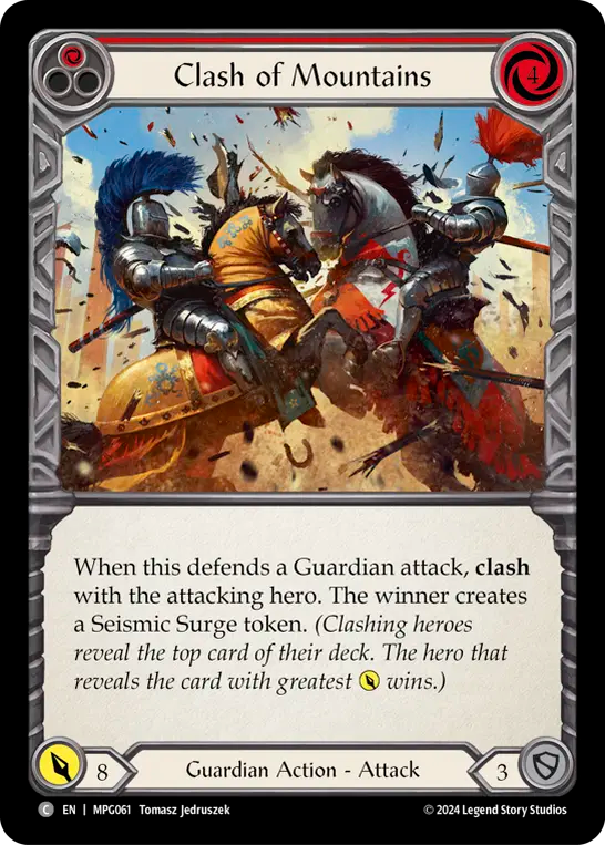 3x Clash Of Mountains (Red)