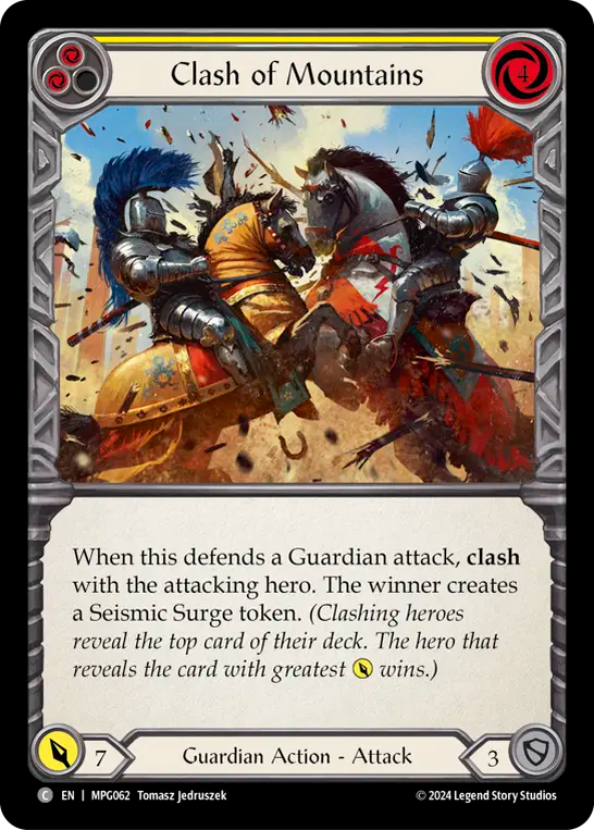 3x Clash Of Mountains (Yellow)