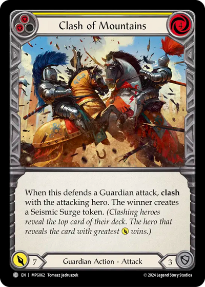 3x Clash Of Mountains (Yellow)